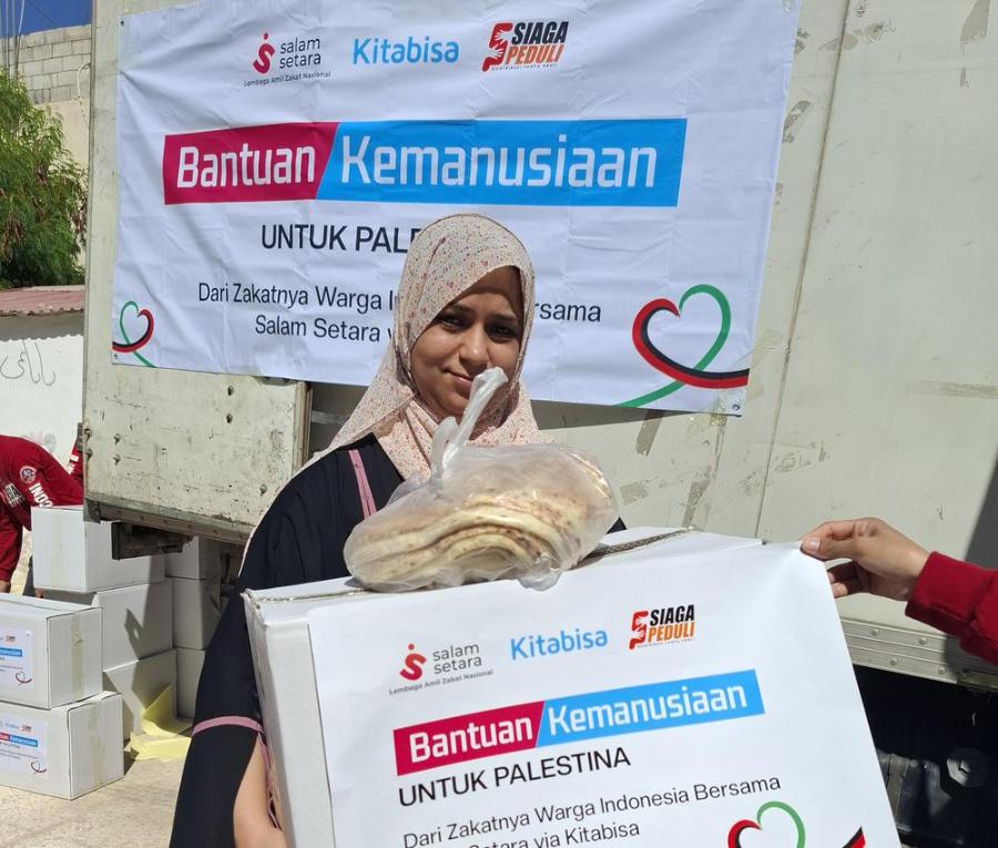 Penyaluran bantuan kemanusiaan untuk Palestina